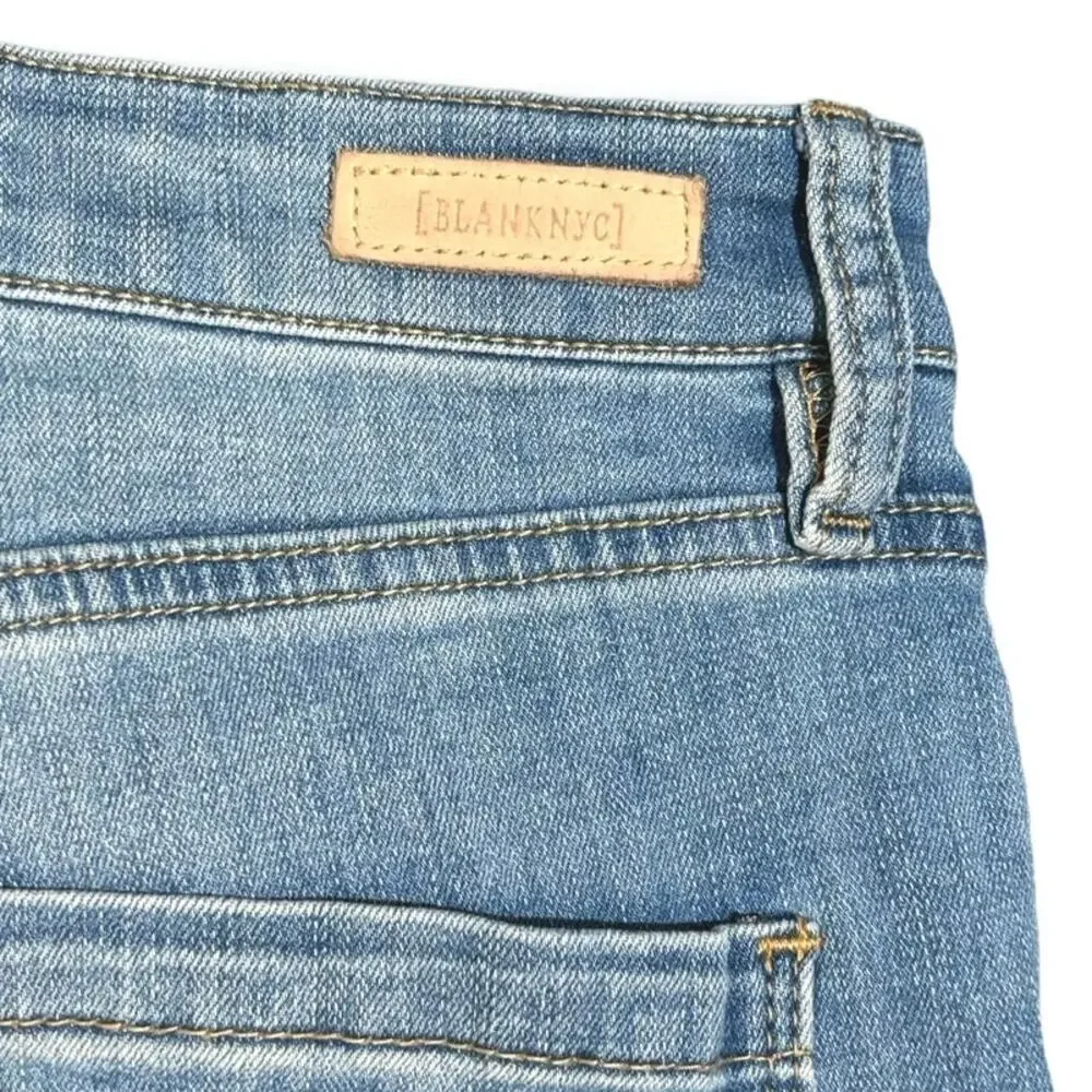 Blanknyc The Baxter Cropped Ribcage Straight Leg Denim Jeans Size 29/8 Ankle - Picture 4 of 10